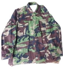 1989 Türk Kara Kuvvetleri Kamuflaj Ceket Unisex (XL Beden) Sıfır Ürün