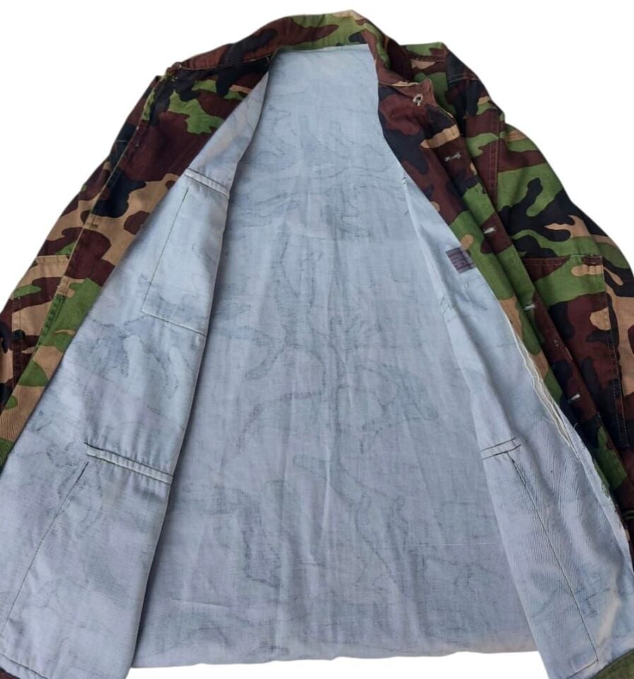 1989 Türk Kara Kuvvetleri Kamuflaj Ceket Unisex (XL Beden) Sıfır Ürün