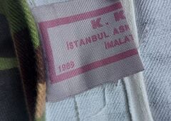 1989 Türk Kara Kuvvetleri Kamuflaj Ceket Unisex (XL Beden) Sıfır Ürün