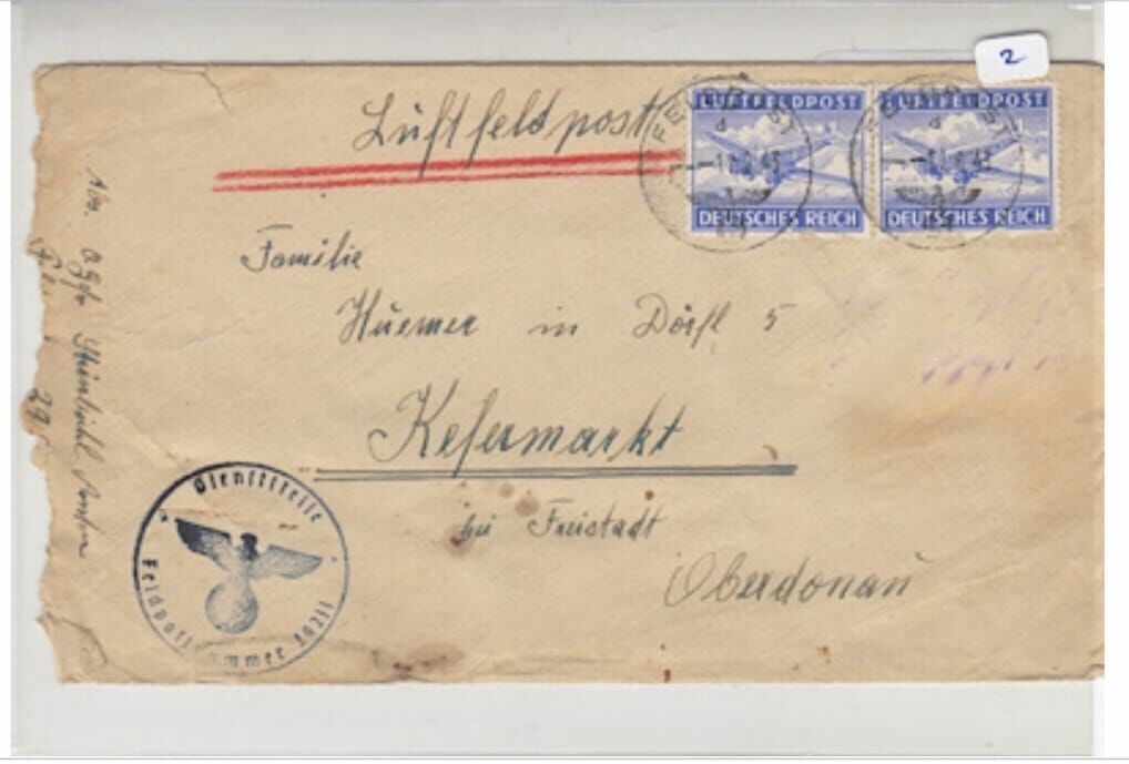 Model-18 Üçüncü Reich 1933-1945 Berlin Damgalı Damgasız Kartela