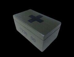 20x11.5x9.5 cm. Ahşap Sıhhiye Kutu