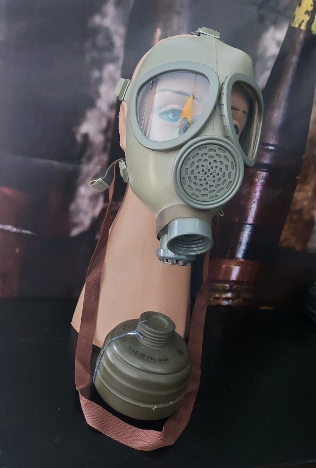 CM4 Çekya Gaz Maskesi+40 mm Filitre