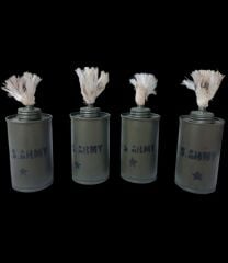 4'lü İdare Lamba Lotu (Haki Renk)