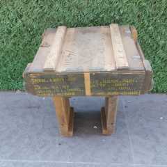 50x35x16 CM. Orjinal Ahşap Mühimmat Sandığı