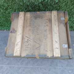 50x35x16 CM. Orjinal Ahşap Mühimmat Sandığı