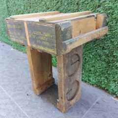 50x35x16 CM. Orjinal Ahşap Mühimmat Sandığı