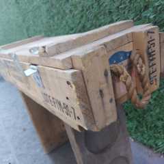 75x26x15 CM Orjinal Ahşap Mühimmat Sandığı