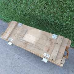 75x26x15 CM Orjinal Ahşap Mühimmat Sandığı