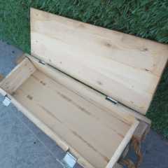 75x26x15 CM Orjinal Ahşap Mühimmat Sandığı