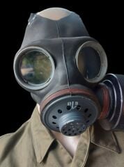 1952 British MK2 Gaz Maskesi+60 mm. Filitre (Kolleksiyon Ürünü)