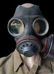 1952 British MK2 Gaz Maskesi+60 mm. Filitre (Kolleksiyon Ürünü)