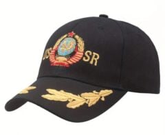 Sovyet Nakış Şapka Unisex Siyah Renk (Ayarlanabilir) Sıfır Ürün