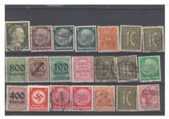 Model-33 Üçüncü Reich 1933-1945 Berlin Damgalı Damgasız Kartela