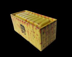 11.5x5x5.5 cm. MSC Konteyner Formunda Metal Organizer Modeli