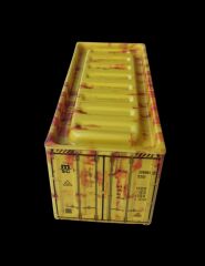 11.5x5x5.5 cm. MSC Konteyner Formunda Metal Organizer Modeli