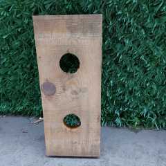 43x19x7.5 CM Orjinal Ahşap Mühimmat Sandığı Parçası