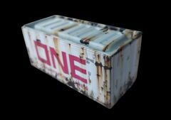 11.5x5x5.5 cm. ONE Konteyner Formunda Metal Organizer Modeli