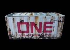 11.5x5x5.5 cm. ONE Konteyner Formunda Metal Organizer Modeli