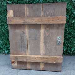 36x45x4 CM Orjinal Ahşap Mühimmat Sandığı Parçası