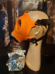 Turuncu Model Gaz Maskesi +D12  KBRN Filitre (Sıfır Ürün)