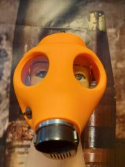 Turuncu Model Gaz Maskesi +D12  KBRN Filitre (Sıfır Ürün)