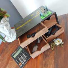 Metal Mühimmat Kutusu İçinde Çekmeceli Organizer