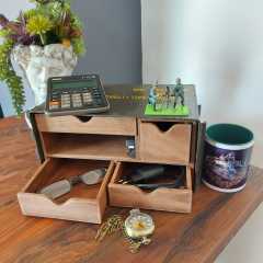 Metal Mühimmat Kutusu İçinde Çekmeceli Organizer