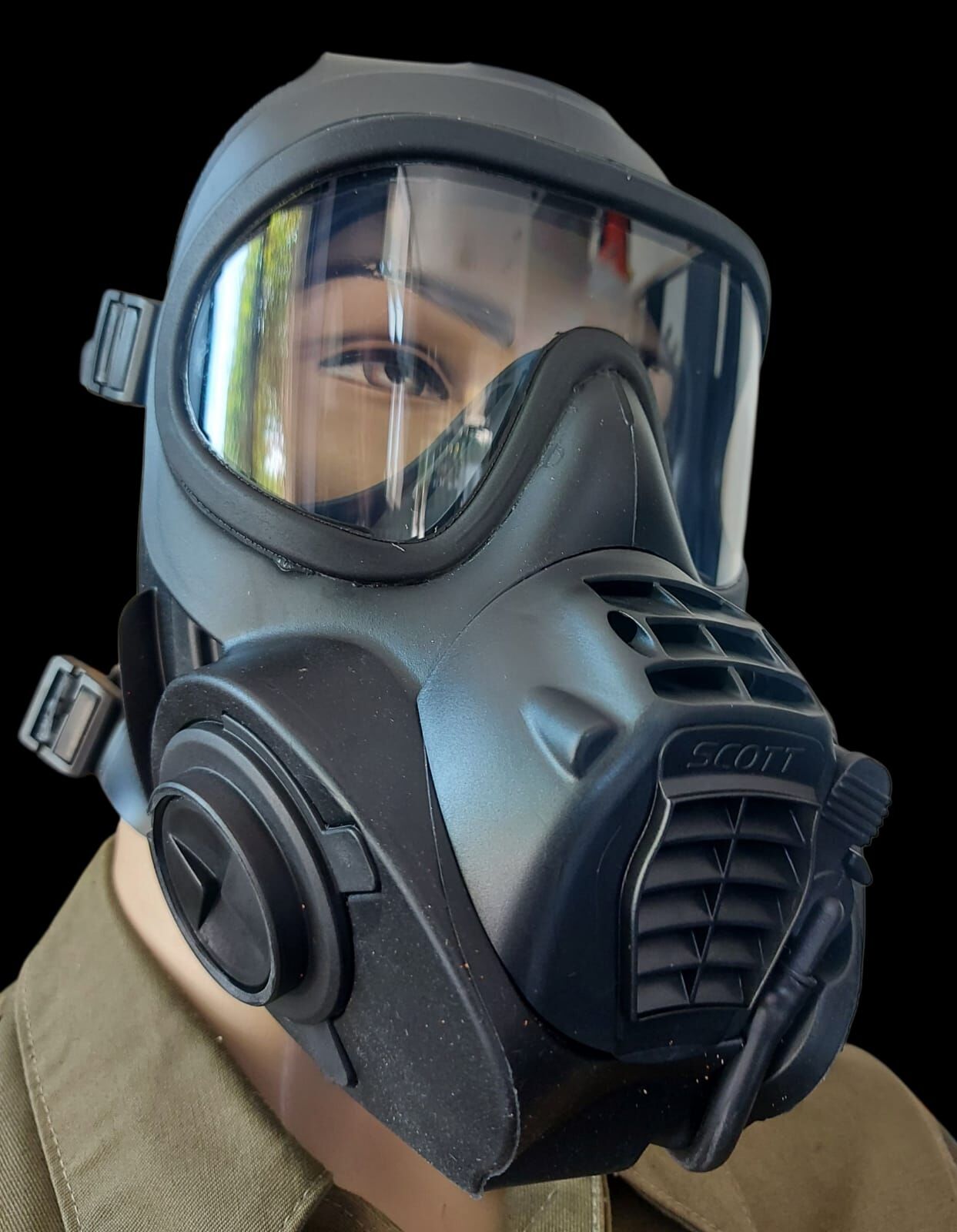 İngiliz Scott GSR Gaz Maskesi+PRO 2000 KBRN Filitre (Sıfır Ürün)