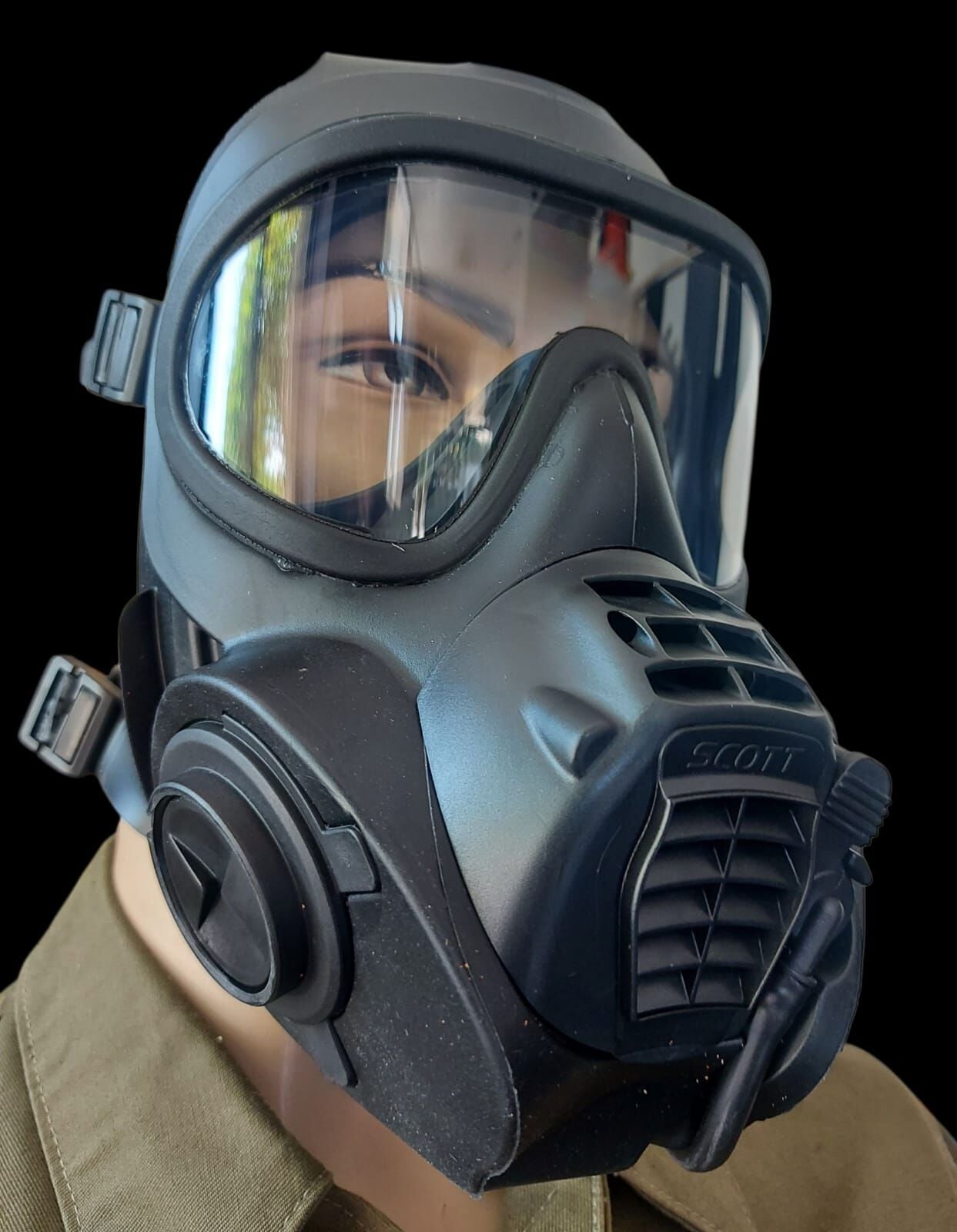 İngiliz Scott GSR Gaz Maskesi+PRO 2000 KBRN Filitre (Sıfır Ürün)