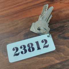 Cep Boy Plaka Anahtarlık