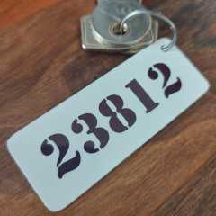 Cep Boy Plaka Anahtarlık