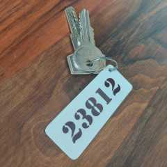 Cep Boy Plaka Anahtarlık