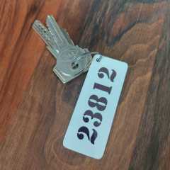 Cep Boy Plaka Anahtarlık