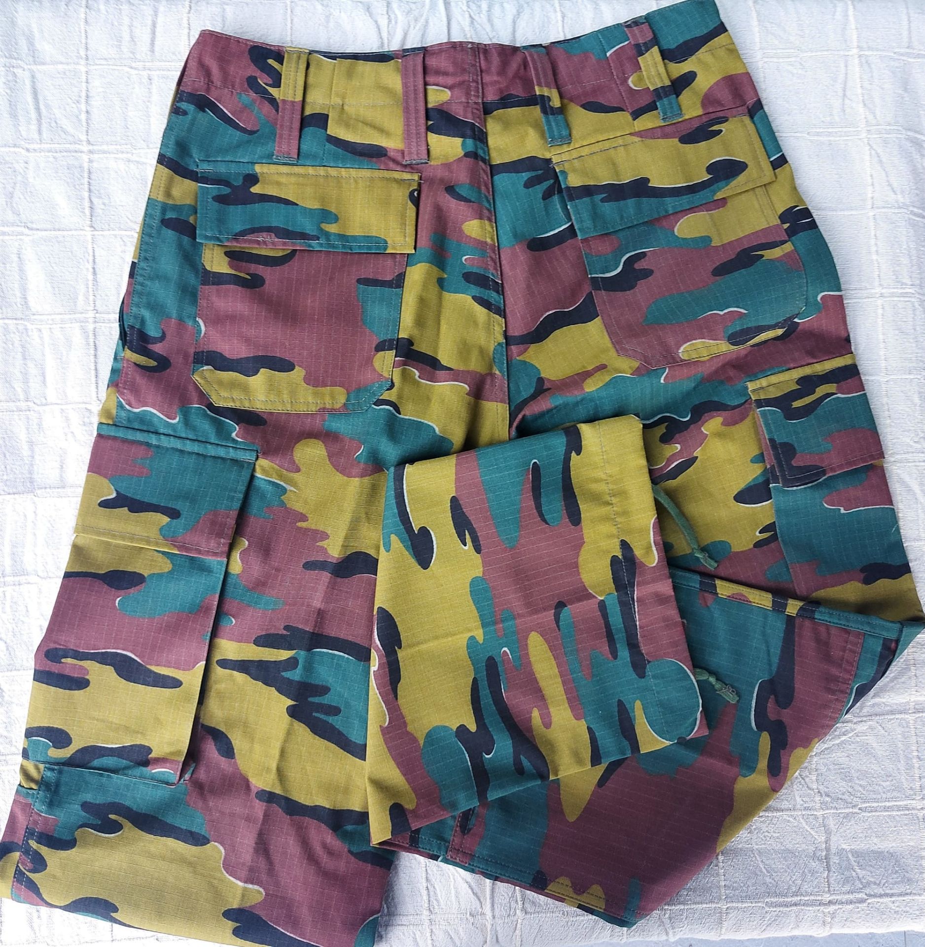 Belçika Ordusu  Kamuflaj Pantalon Unisex L Beden (Sıfır Ürün)