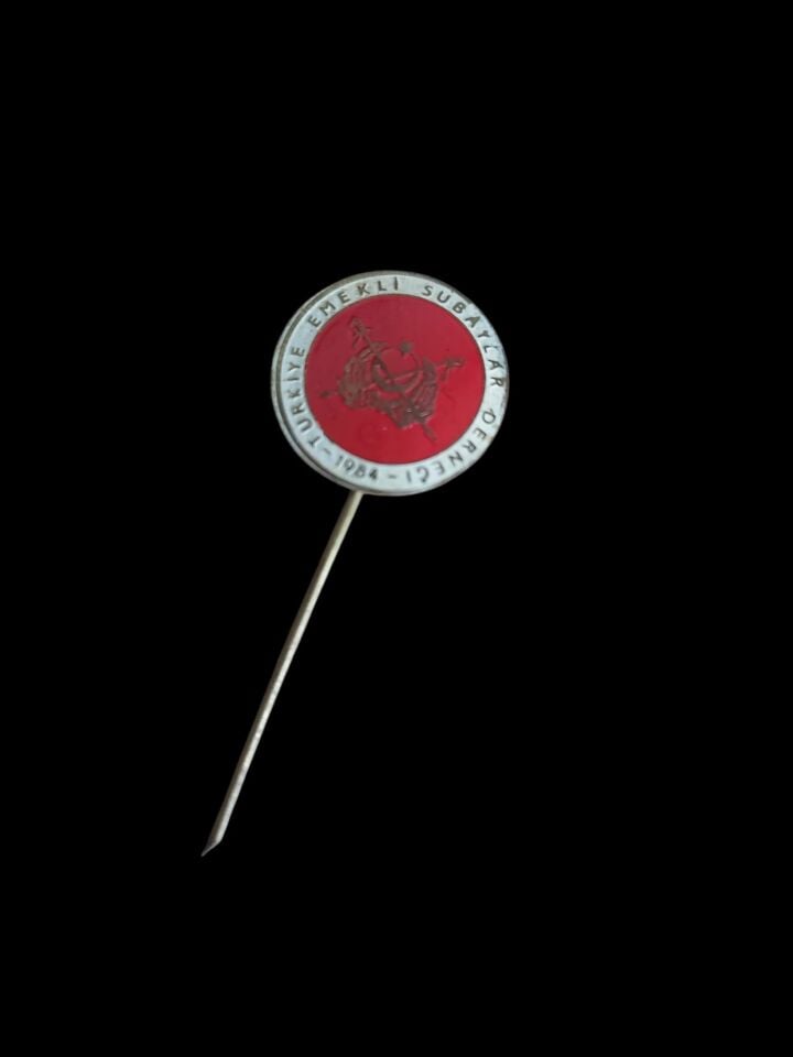 1.5 cm. Çap 1980'li Yıllar TESUD Rozet