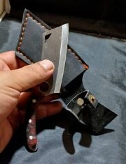 Bushcraft Mini Satır El Yapımı Epoksi Sap (Kılıflı)