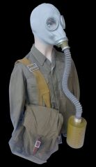 Rus GP-5 Gaz Maskesi Hortumlu+eo16 (Konserve ) Filitre +Çanta (Sıfır Ürün)