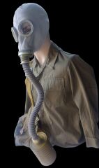 Rus GP-5 Gaz Maskesi Hortumlu+eo16 (Konserve ) Filitre +Çanta (Sıfır Ürün)