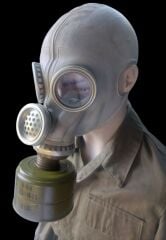 Rus GP-5M Gaz Maskesi +Gost Filitre+Çanta