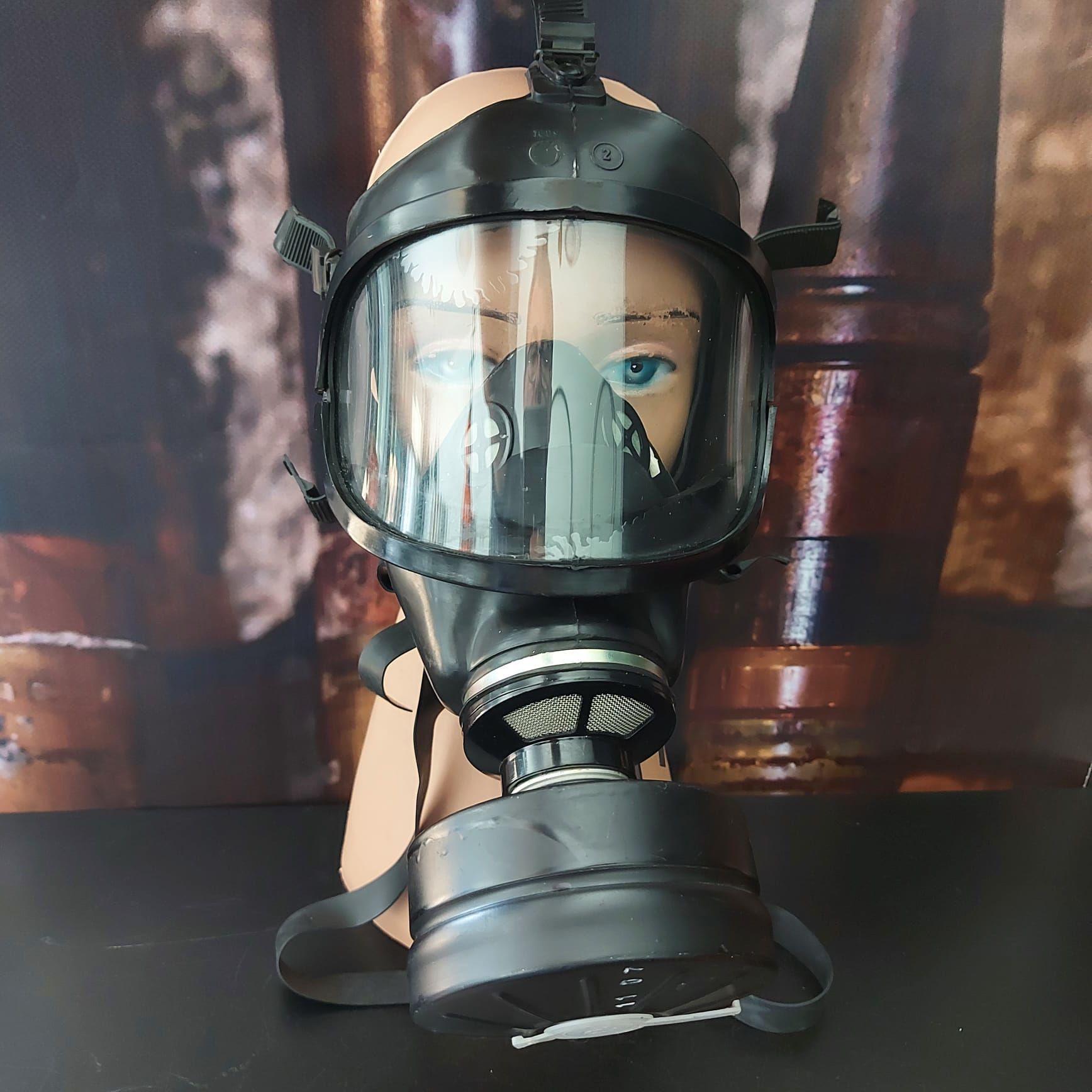 Noname Gaz Maskesi Modeli+40 mm KBRN D12 Filitre