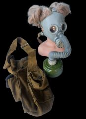 Rus PDF-7 (DP-6) Çocuk Gaz Maskesi +Sıfır Gost Filitre+Orjinal Çantası İle