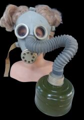 Rus PDF-7 (DP-6) Çocuk Gaz Maskesi +Sıfır Gost Filitre+Orjinal Çantası İle