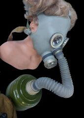 Rus PDF-7 (DP-6) Çocuk Gaz Maskesi +Sıfır Gost Filitre+Orjinal Çantası İle