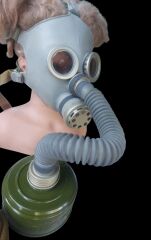 Rus PDF-7 (DP-6) Çocuk Gaz Maskesi +Sıfır Gost Filitre+Orjinal Çantası İle