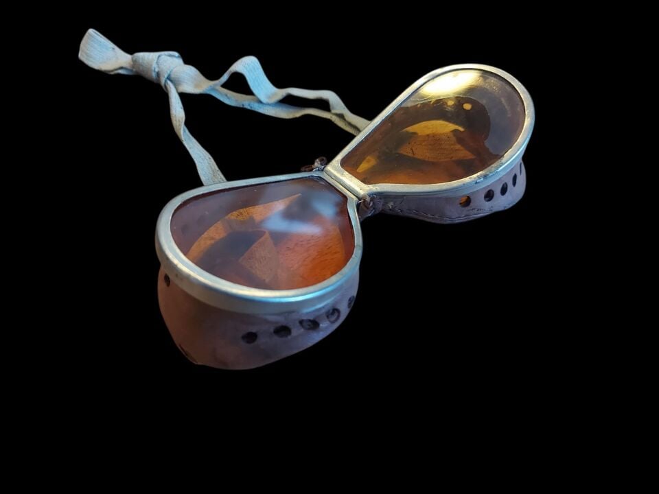 Ww2 Dönemi İngiliz Ordusu MT Goggles Gözlük (Orjinal Ürün)