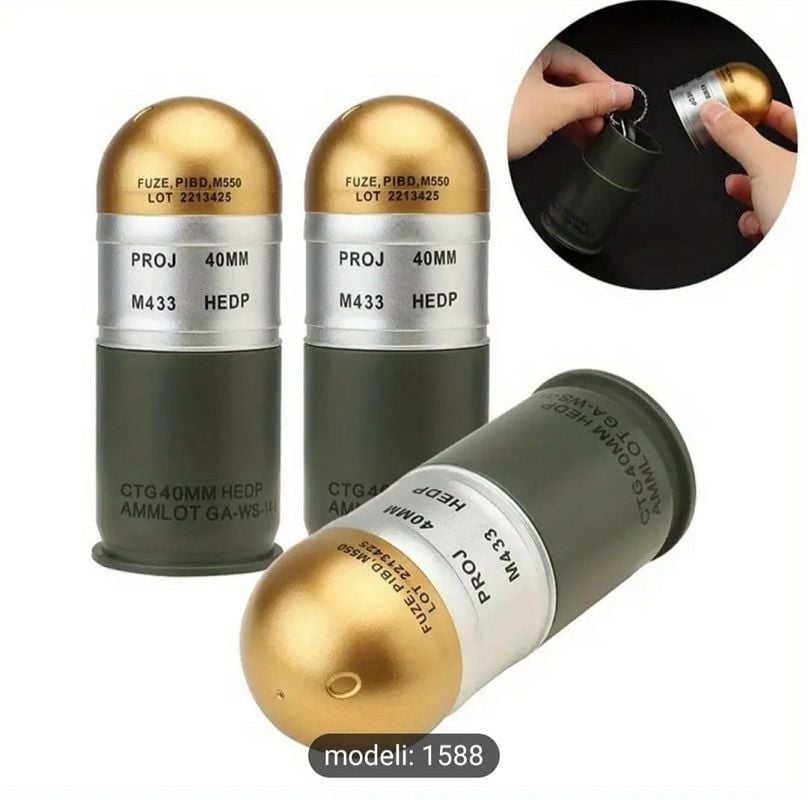 M433 El Bombası Formunda Dekoratif Ürün