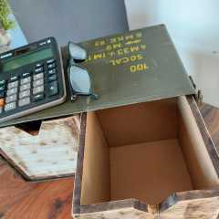 Metal Mühimmat Kutusu İçinde Çekmeceli Organizer Model-3