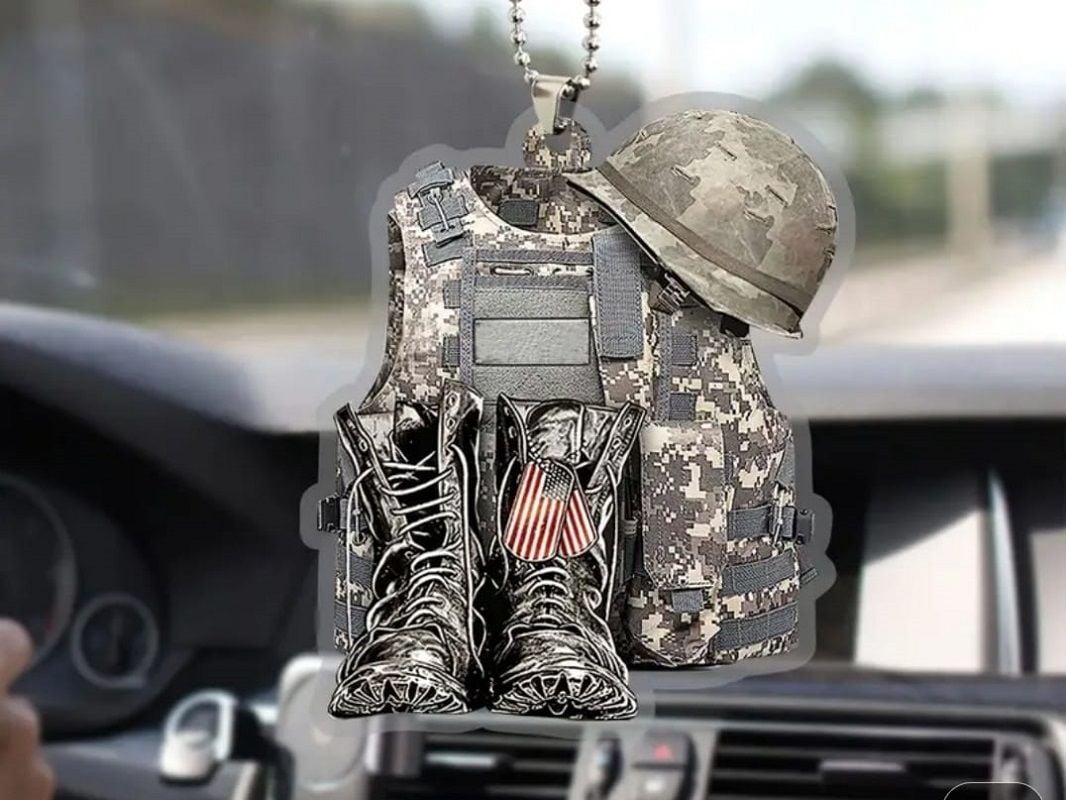 Araç Orta Ayna (Dikiz Aynası) Süsü İki Boyutlu-Zincirli Model-1