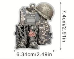 Araç Orta Ayna (Dikiz Aynası) Süsü İki Boyutlu-Zincirli Model-1