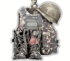 Araç Orta Ayna (Dikiz Aynası) Süsü İki Boyutlu-Zincirli Model-1